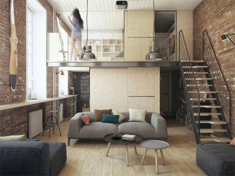 two story loft