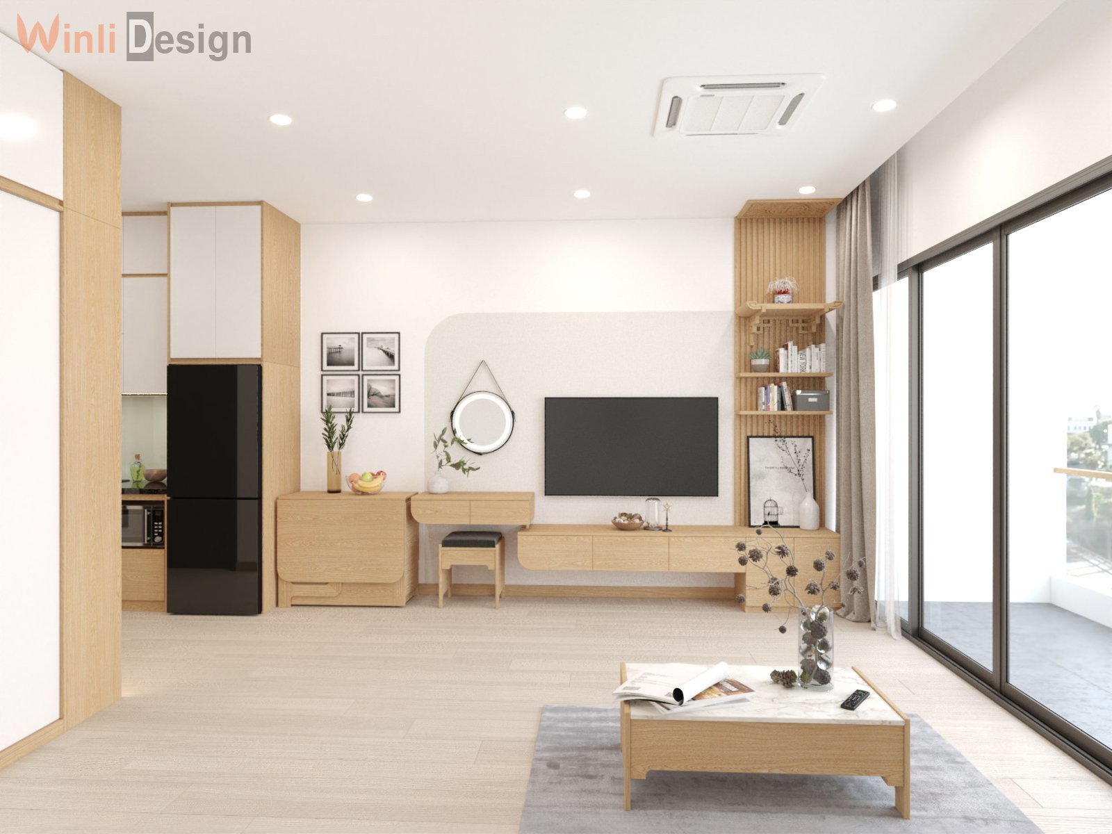 nhà studio sử dụng nội thất thông minh nhà studio sử dụng nội thất thông minh