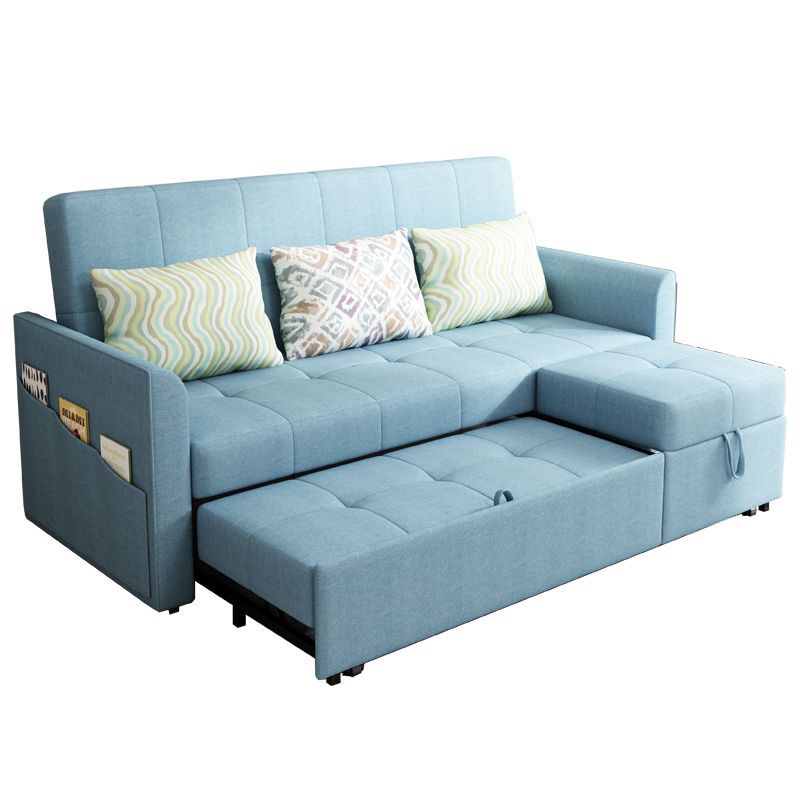 sofa bed góc L bọc nỉ sofa bed goc L boc ni