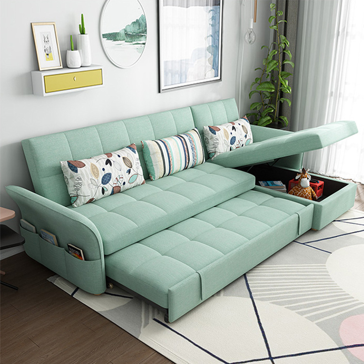 sofa giường góc chữ L bọc nỉ sofa giuong goc chu L boc ni